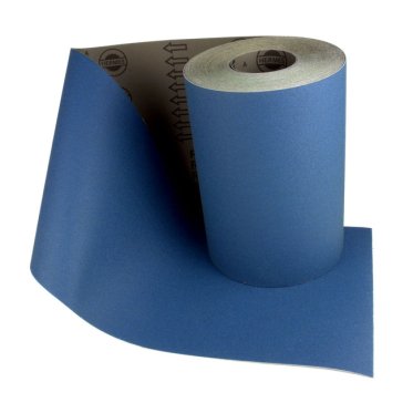 Sandpapir i ruller til gulvafslibning. 254 mm. x 25 meter