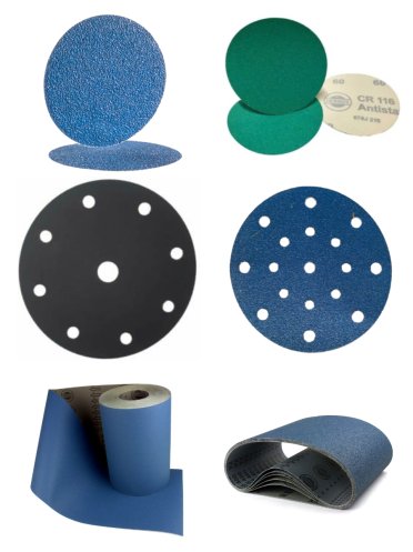 sandpapir og Slibematerialer