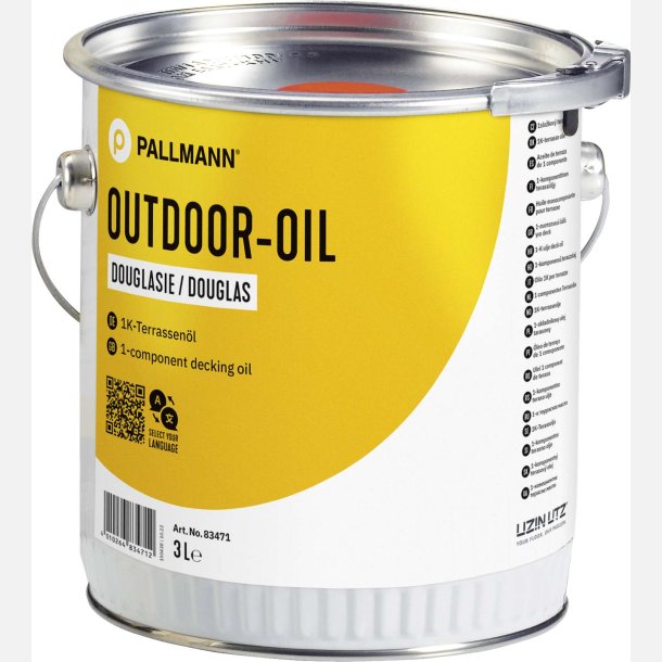 PALLMANN OUTDOOR OIL 1K NATUR 3 liter