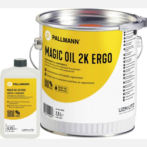 PALLMANN MAGIC OIL ERGO 2K Hrdvoksolie 1 liter (0,91+0,09 liter)