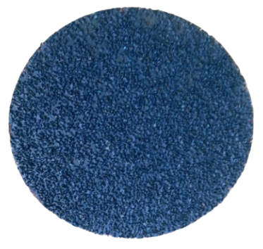ZX. blå Zirkon. Sliberondel Ø180